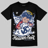 Jordan 6 Retro 'White And Midnight Navy' DopeSkill T-Shirt Heaven Sent Graphic Streetwear - Black