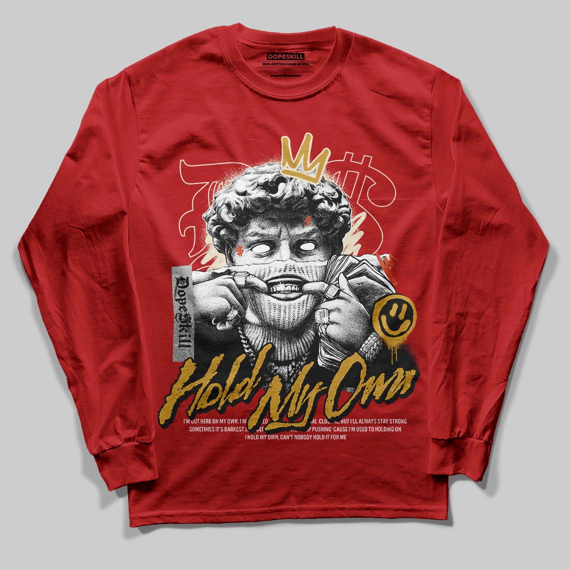 Nigel Sylvester x Air Jordan 4 ‘Brick by Brick’ DopeSkill Long Sleeve T-Shirt In My Way Graphic Streetwear - Red