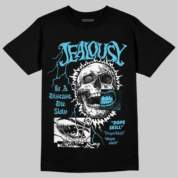 Jordan 11 Retro Gamma Blue (2025) DopeSkill T-Shirt Jealousy Graphic Streetwear - Black