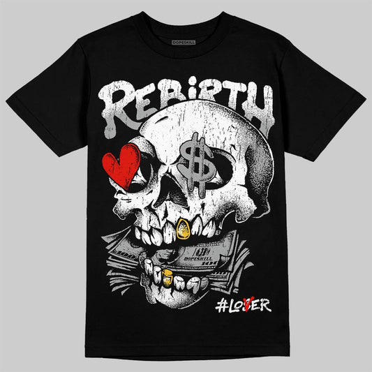 Dunk Low Panda White Black DopeSkill T-Shirt Rebirth Graphic Streetwear - Black