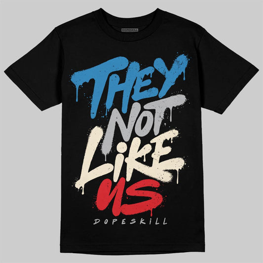 Jordan 3 Retro OG Rare Air DopeSkill T-Shirt They Not Like Us Graphic Streetwear - Black