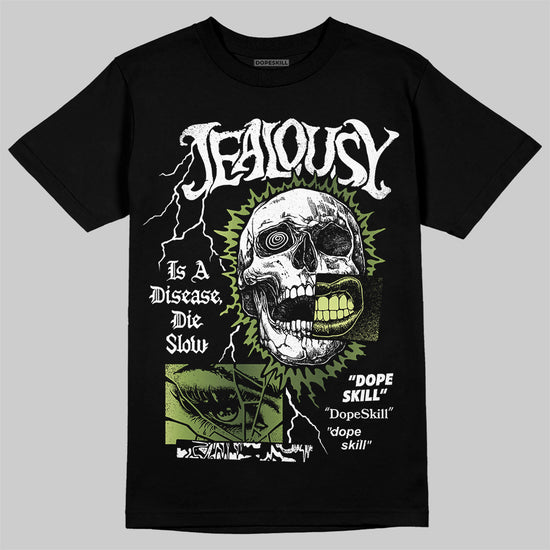 Foamposite Pro 'Pine Green' DopeSkill T-Shirt Jealousy Graphic Streetwear - Black
