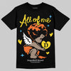 Orange, Black and White Sneakers DopeSkill T-Shirt All Of Me Graphic Streetwear - Black
