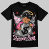 Jordan 3 “Wings” DopeSkill T-Shirt Heaven Sent Graphic Streetwear - Black