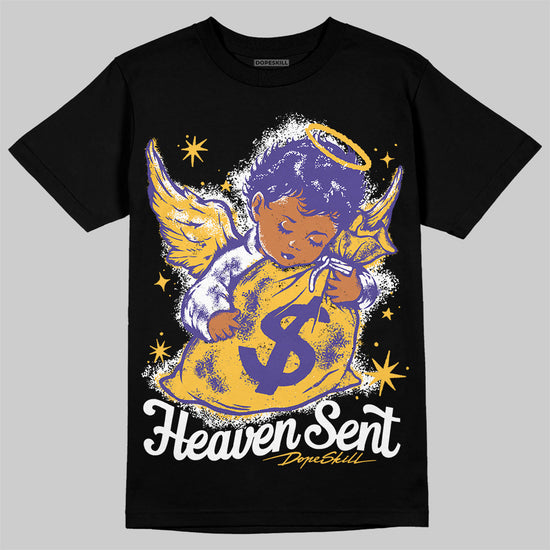 Kobe 8 Protro "Lakers Home" DopeSkill T-Shirt Heaven Sent Graphic Streetwear - Black