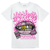 Pink Sneakers DopeSkill T-Shirt Hot Mouth Graphic Streetwear - White