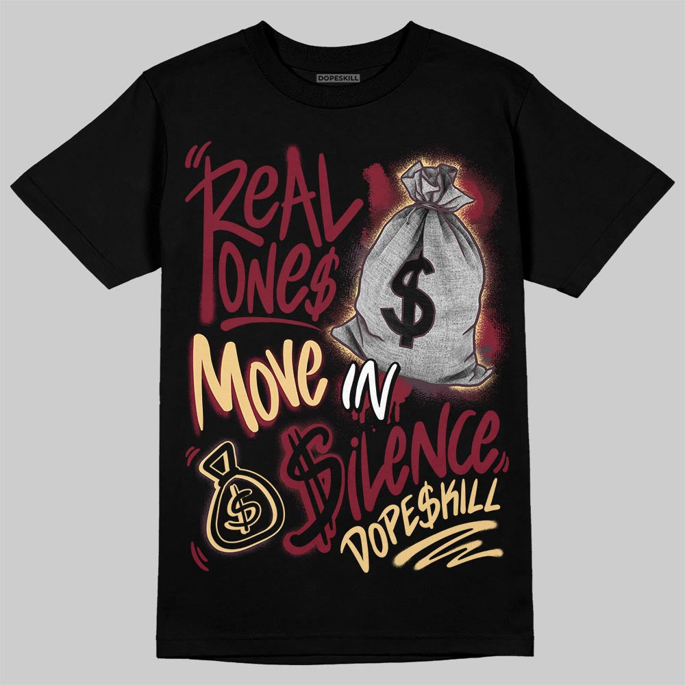Jordan 3 PRM "Bin 23" DopeSkill T-Shirt Real Ones Move In Silence Graphic Streetwear - Black