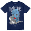 Jordan 1 High OG “First in Flight” DopeSkill Navy T-shirt Money Talks Graphic Streetwear