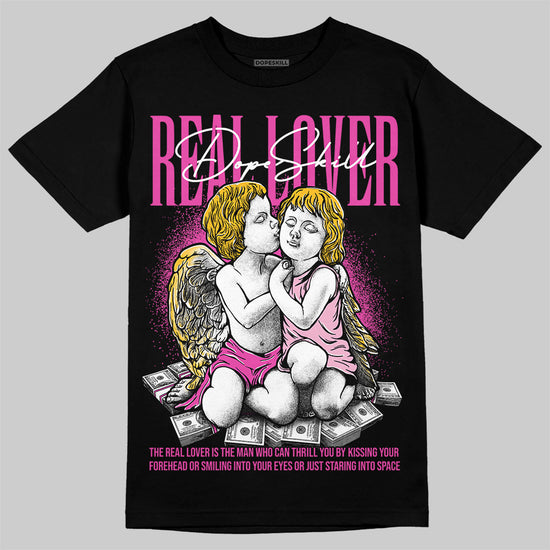 Jordan 4 “Comic” DopeSkill T-Shirt Real Lover Graphic Streetwear - Black