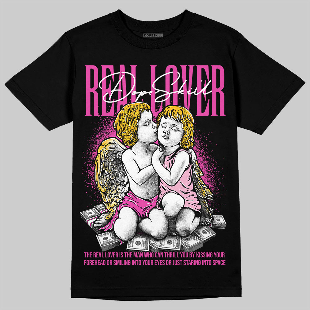 Jordan 4 “Comic” DopeSkill T-Shirt Real Lover Graphic Streetwear - Black