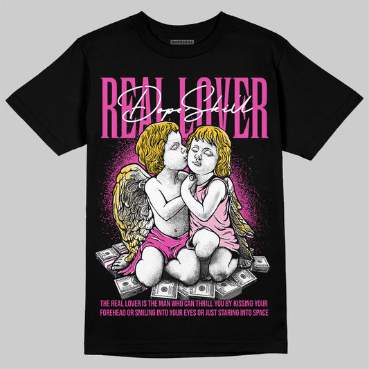 Jordan 4 “Comic” DopeSkill T-Shirt Real Lover Graphic Streetwear - Black