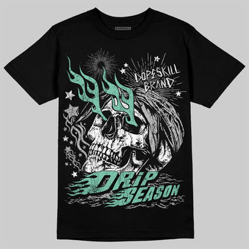 Jordan 3 "Green Glow" DopeSkill T-Shirt Drip Season Graphic Streetwear - Black