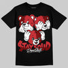 Jordan 12 Bloodline DopeSkill T-Shirt Stay Solid Graphic Streetwear - Black