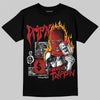 Jordan 12 Retro Flu Game (2025) DopeSkill T-Shirt Drip'n Never Tripp'n Graphic Streetwear - Black