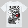 Jordan 10 Retro Shadow (2025) DopeSkill T-Shirt Jealousy Graphic Streetwear - White