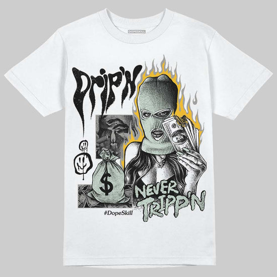 Jordan 1 Retro Low OG Year of the Snake (2025) DopeSkill T-Shirt Drip'n Never Tripp'n Graphic Streetwear - White 