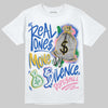 Jordan 3 “Brazil” DopeSkill T-Shirt Real Ones Move In Silence Graphic Streetwear - White