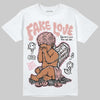 Jordan 1 Low OG “Rust Pink” DopeSkill T-Shirt False Love Graphic Streetwear - White