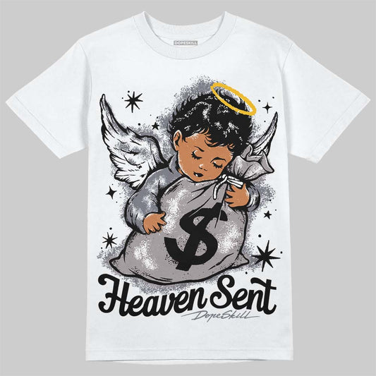 Lanvin Curb Sneakers White Anthracite DopeSkill T-Shirt Heaven Sent Graphic Streetwear - WHite