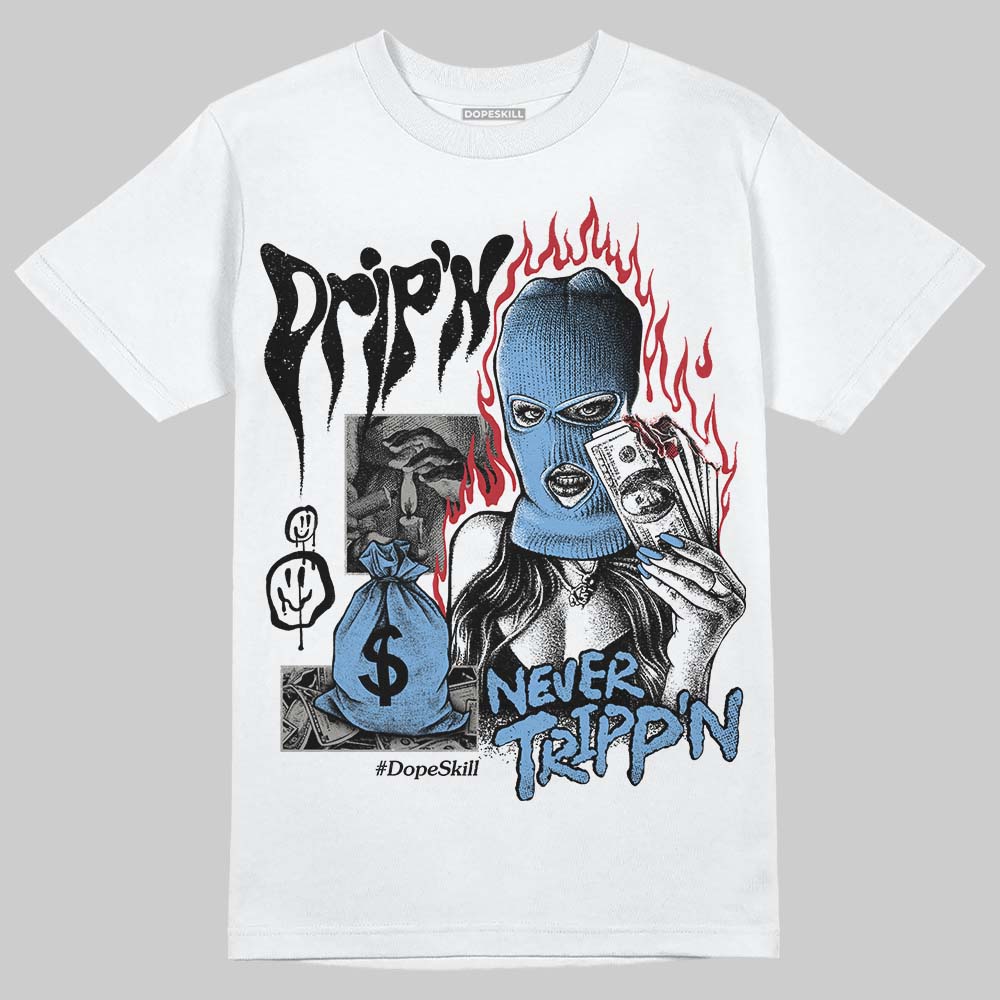 Jordan 12 Retro 'Melo' DopeSkill T-Shirt Drip'n Never Tripp'n Graphic Streetwear - WHite