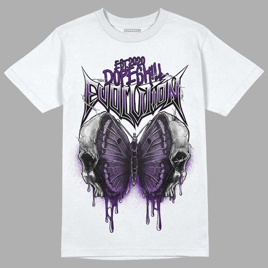 Jordan 12 “Field Purple” DopeSkill T-Shirt DopeSkill Evolution Graphic Streetwear - White