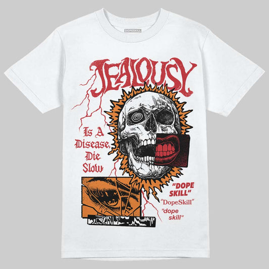 Jordan 5 "Sunset" DopeSkill T-Shirt Jealousy Graphic Streetwear - White