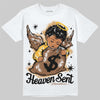 Jordan 1 High OG Black Metallic Gold DopeSkill T-Shirt Heaven Sent Graphic Streetwear - White