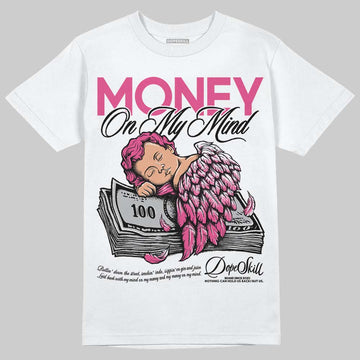 Asics Gel-1130 Pink Glo/ Black DopeSkill T-Shirt MOMM Graphic Streetwear - White
