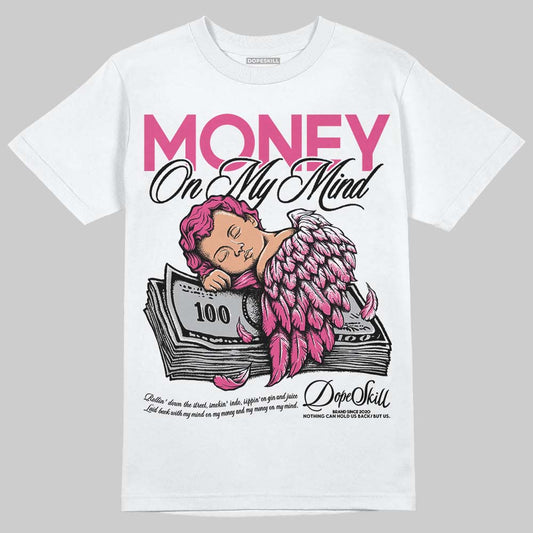 Asics Gel-1130 Pink Glo/ Black DopeSkill T-Shirt MOMM Graphic Streetwear - White