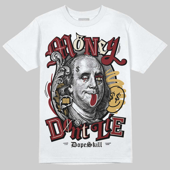 Dunk Low SE Sisterhood Sail Team Red W DopeSkill T-Shirt Money Don't Lie Graphic Streetwear - White