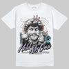 Harris Tweed x Dunk Low Denim Turquoise and Baroque Brown DopeSkill T-Shirt In My Way Graphic Streetwear - White