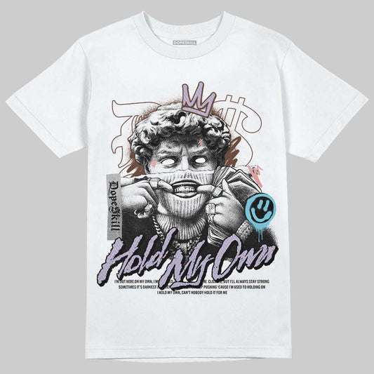 Harris Tweed x Dunk Low Denim Turquoise and Baroque Brown DopeSkill T-Shirt In My Way Graphic Streetwear - White