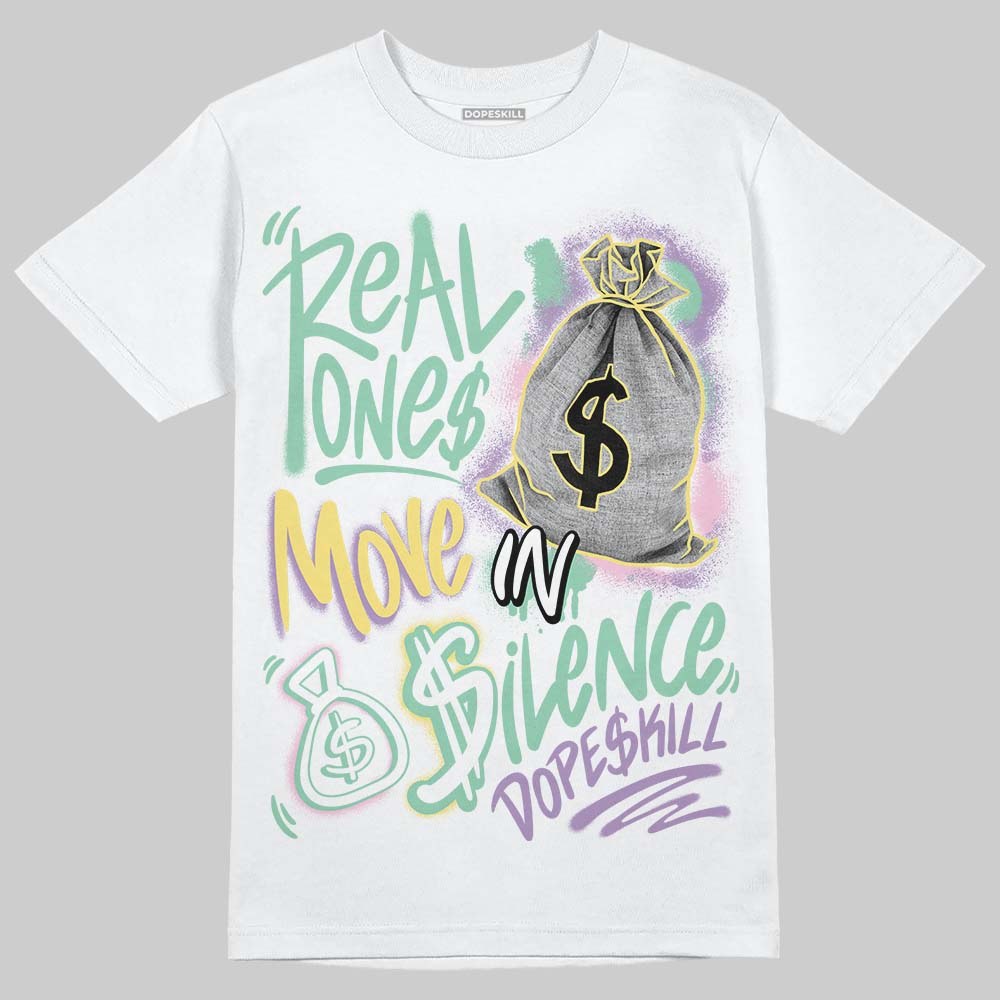 Dunk Low 'Easter' 2026 DopeSkill T-Shirt Real Ones Move In Silence Graphic Streetwear - White 