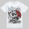 Jordan 6 “Reverse Infrared” DopeSkill T-Shirt Drip Season Graphic Streetwear - White