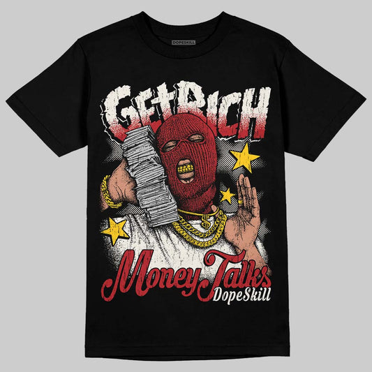 Nigel Sylvester x Jordan 1 Low OG “Nitro” DopeSkill T-Shirt Get Rich Graphic Streetwear - Black