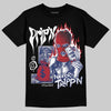 Jordan 1 High OG Rare Air "Deep Royal Blue" DopeSkill T-Shirt Drip'n Never Tripp'n Graphic Streetwear - Black