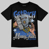Awake NY x Jordan 5 Retro 'Black Racer Blue' DopeSkill T-Shirt Get Rich Graphic Streetwear - Black