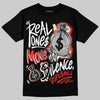 Jordan 4 Retro OG Nigel Sylvester Brick After Brick DopeSkill T-Shirt Real Ones Move In Silence Graphic Streetwear - Black