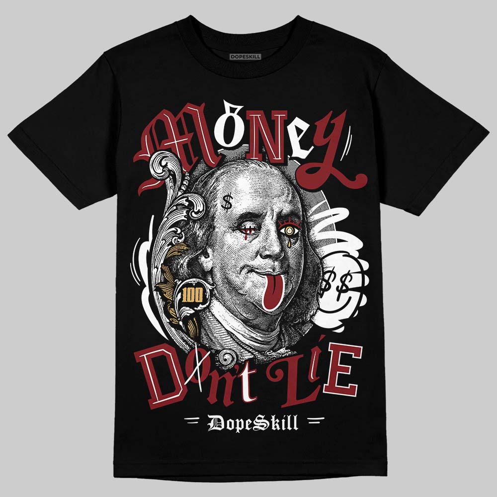 Dunk Low SE Sisterhood Sail Team Red W DopeSkill T-Shirt Money Don't Lie Graphic Streetwear - Black