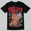 Jordan 1 High OG “Ruby” DopeSkill T-Shirt False Love Graphic Streetwear - Black