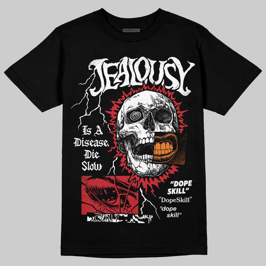 Jordan 5 "Sunset" DopeSkill T-Shirt Jealousy Graphic Streetwear - Black