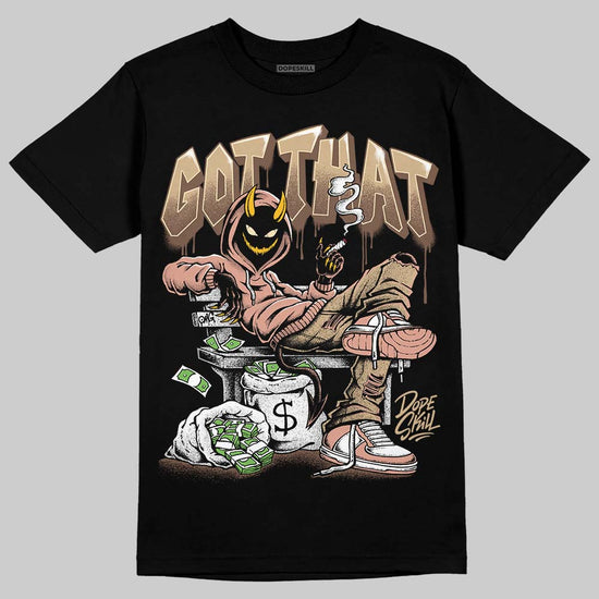 TAN Sneakers DopeSkill T-Shirt Got That Graphic Streetwear - black