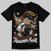 Jordan 1 Low OG “Mocha” DopeSkill T-Shirt Heaven Sent Graphic Streetwear - Black