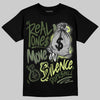 New Balance 1890 Faded Black Utility Green DopeSkill T-Shirt Real Ones Move In Silence Graphic Streetwear - black