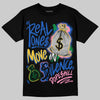 Jordan 3 “Brazil” DopeSkill T-Shirt Real Ones Move In Silence Graphic Streetwear - Black