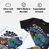 Black University Blue 5s DopeSkill T-Shirt SRSLY Study Graphic