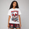 Fire Red “Black Tongue” 5s DopeSkill T-Shirt Rebirth Graphic