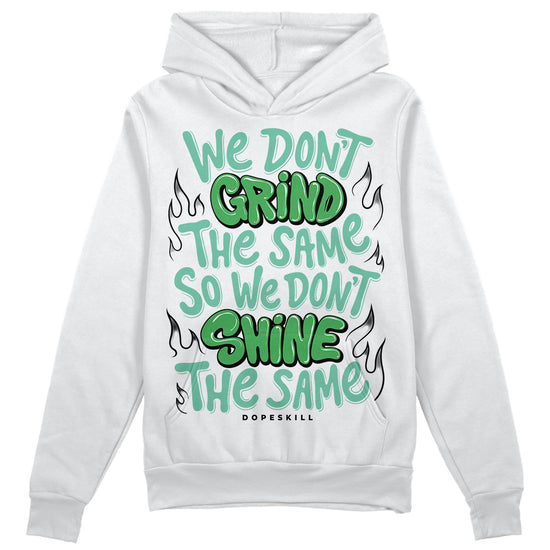 Jordan 1 High OG Green Glow DopeSkill Hoodie Sweatshirt Grind Shine Graphic Streetwear - White 