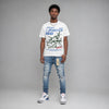 “True Blue” 3s DopeSkill T-Shirt Forever Paid Graphic
