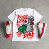 Cherry 11s DopeSkill T-Shirt Loyal To The Bag Graphic